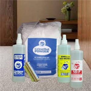 remove cat urine from carpet with Planet Urine products